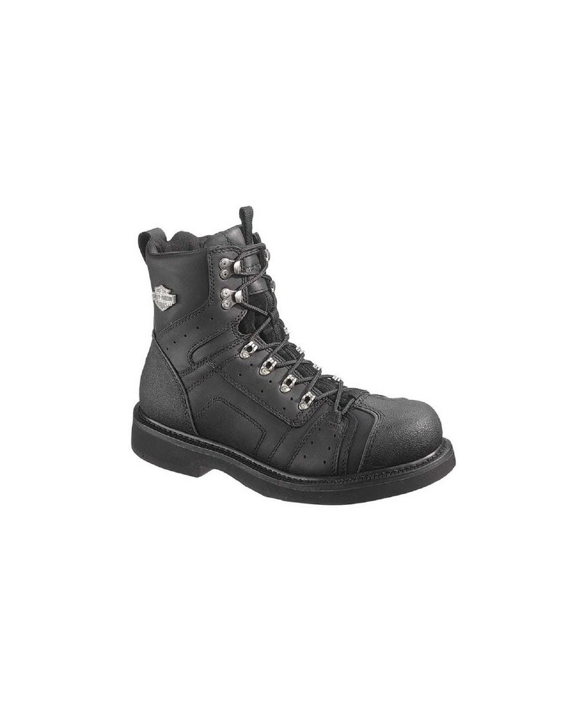 Bottes Harley Davidson Lenni en Cuir Noir (Ref : D96032) Botte Moto Homme