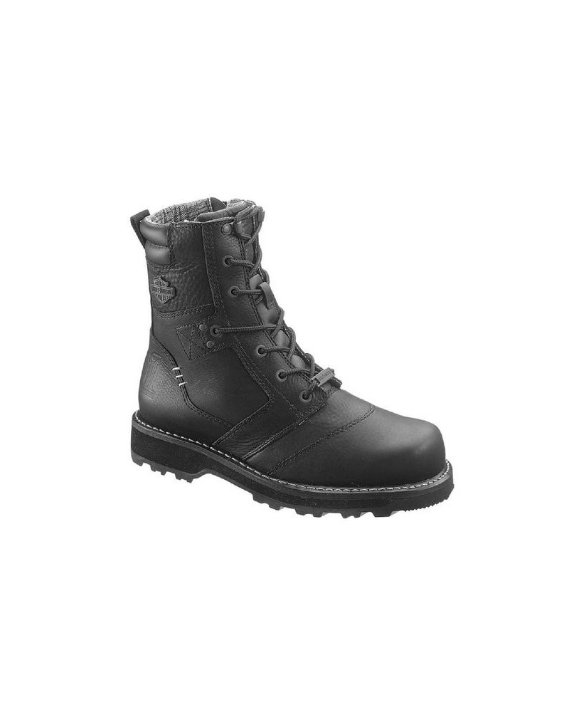 Bottes Harley Davidson Jay en Cuir Noir (Ref : D96026) Botte Moto Homme