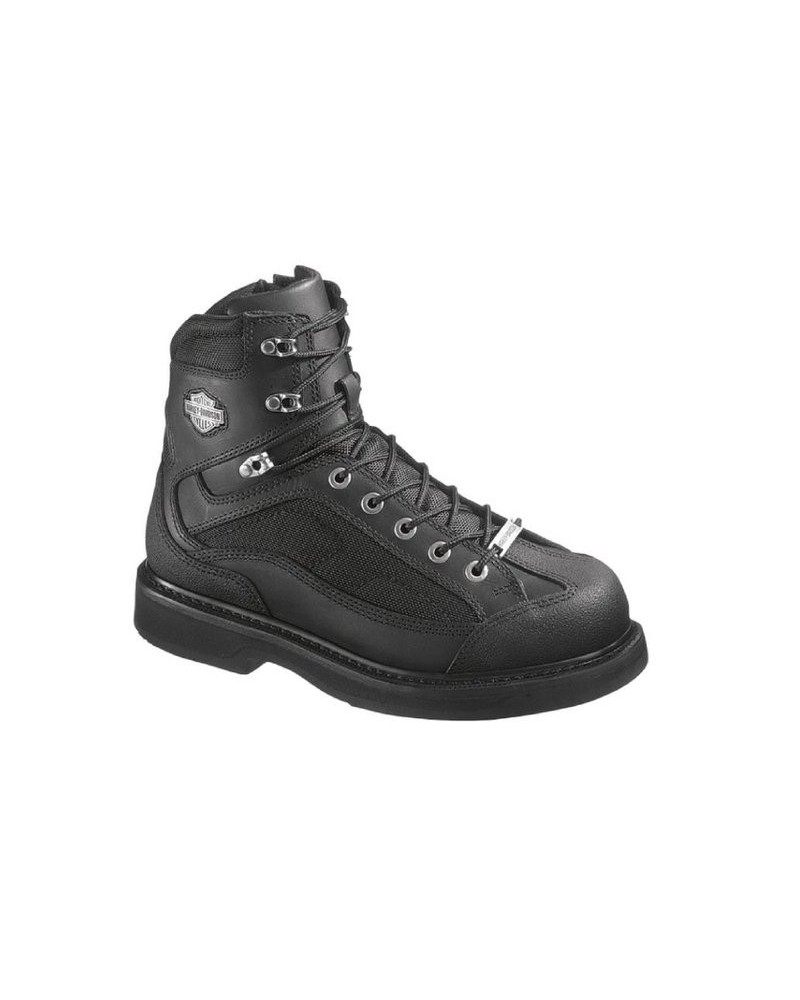 Bottes Harley Davidson Markus en Cuir Noir (Ref : D96024) Botte Moto Homme