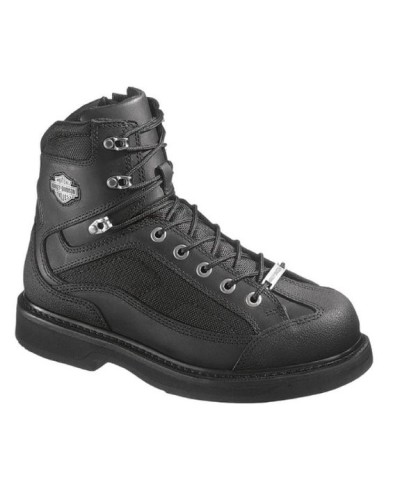 Bottes Harley Davidson Markus en Cuir Noir (Ref : D96024) Botte Moto Homme