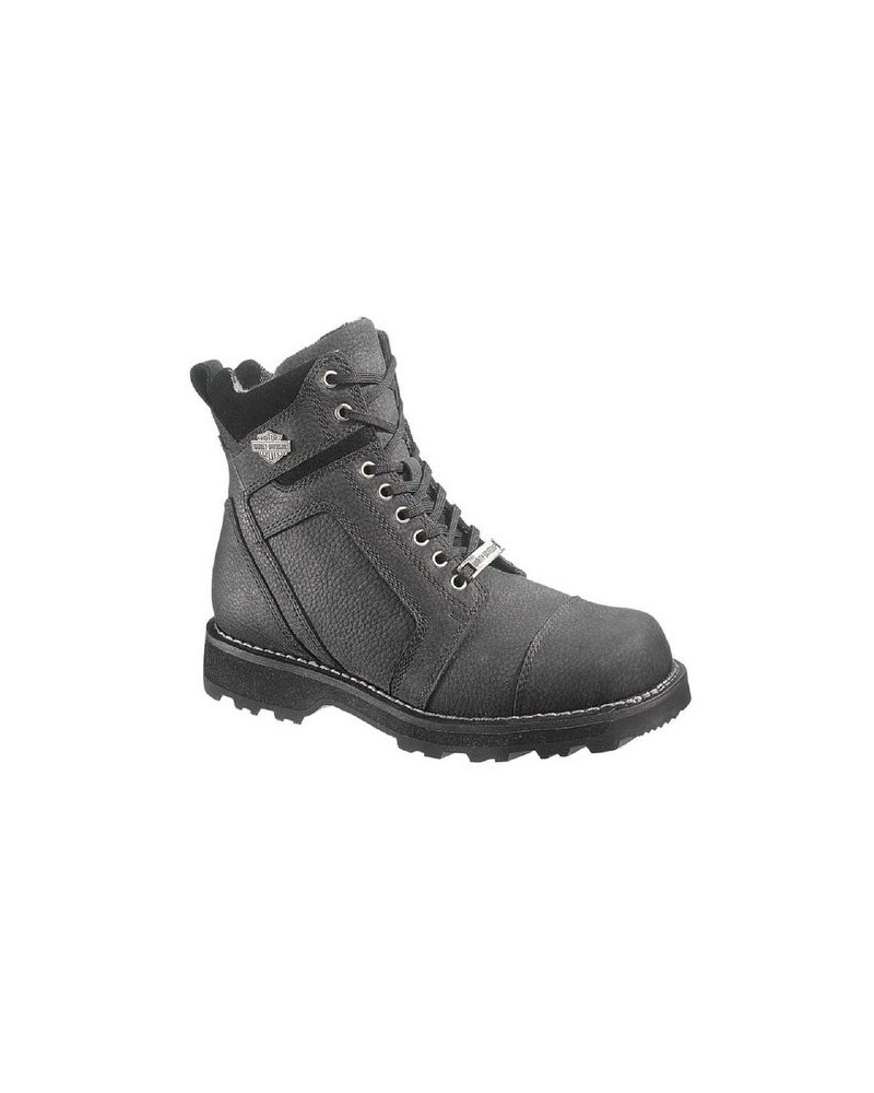 Bottes Harley Davidson Carter en Cuir Noir (Ref : D96006) Botte Moto Homme