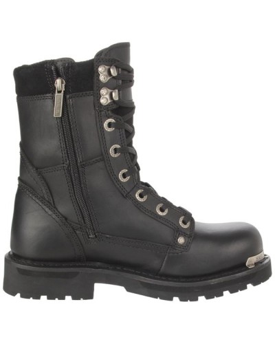 Bottes Harley Davidson Camshaft en Cuir Noir (Ref : D91693) Botte Moto Homme