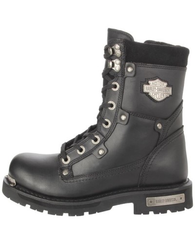 Bottes Harley Davidson Camshaft en Cuir Noir Ref : D91693