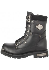 Bottes Harley Davidson Camshaft en Cuir Noir Ref : D91693