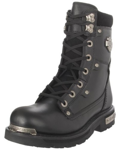 Bottes Harley Davidson Camshaft en Cuir Noir (Ref : D91693) Botte Moto Homme