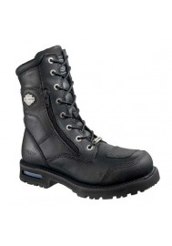 Bottes Harley Davidson Riddick en Cuir Noir (Ref : D98308) Botte Moto Homme