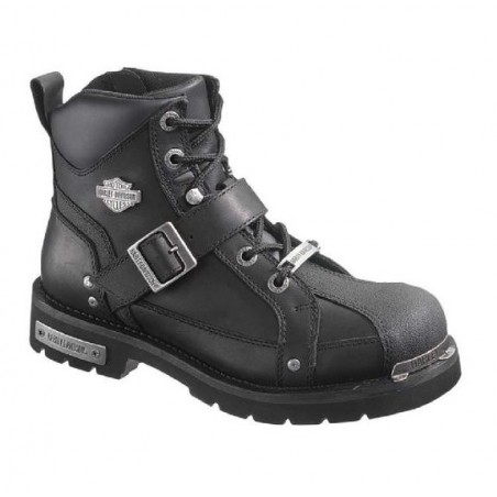 Bottes Harley Davidson Jones en Cuir Noir Ref : D96010