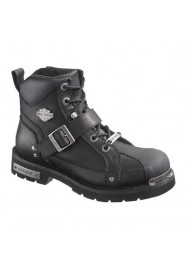 Bottes Harley Davidson Jones en Cuir Noir (Ref : D96010) Botte Moto Homme