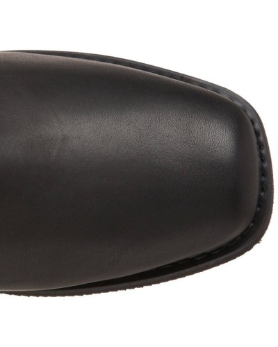 Bottes Harley Davidson Hustin en Cuir Noir (Ref : D95353) Botte Moto Homme