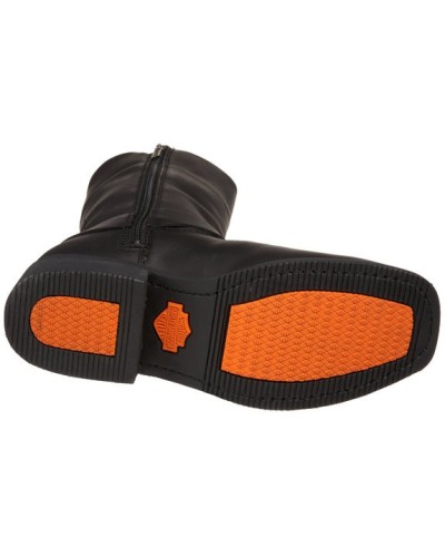 Bottes Harley Davidson Hustin en Cuir Noir (Ref : D95353) Botte Moto Homme