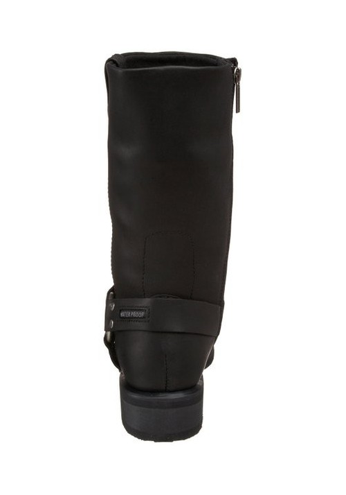 Bottes Harley Davidson Hustin en Cuir Noir (Ref : D95353) Botte Moto Homme