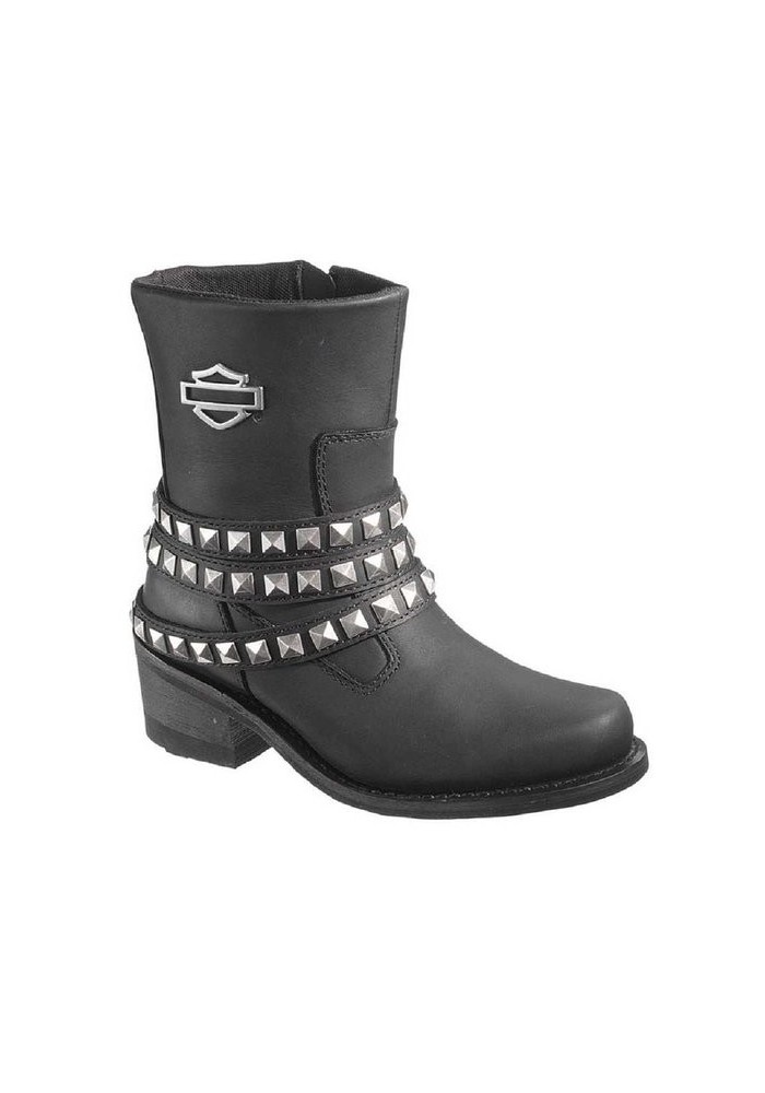 bottes moto femme cuir