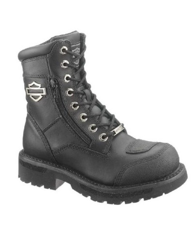 Bottes Harley Davidson Sydney en Cuir Noir (Ref : D87005) Botte Moto Femme