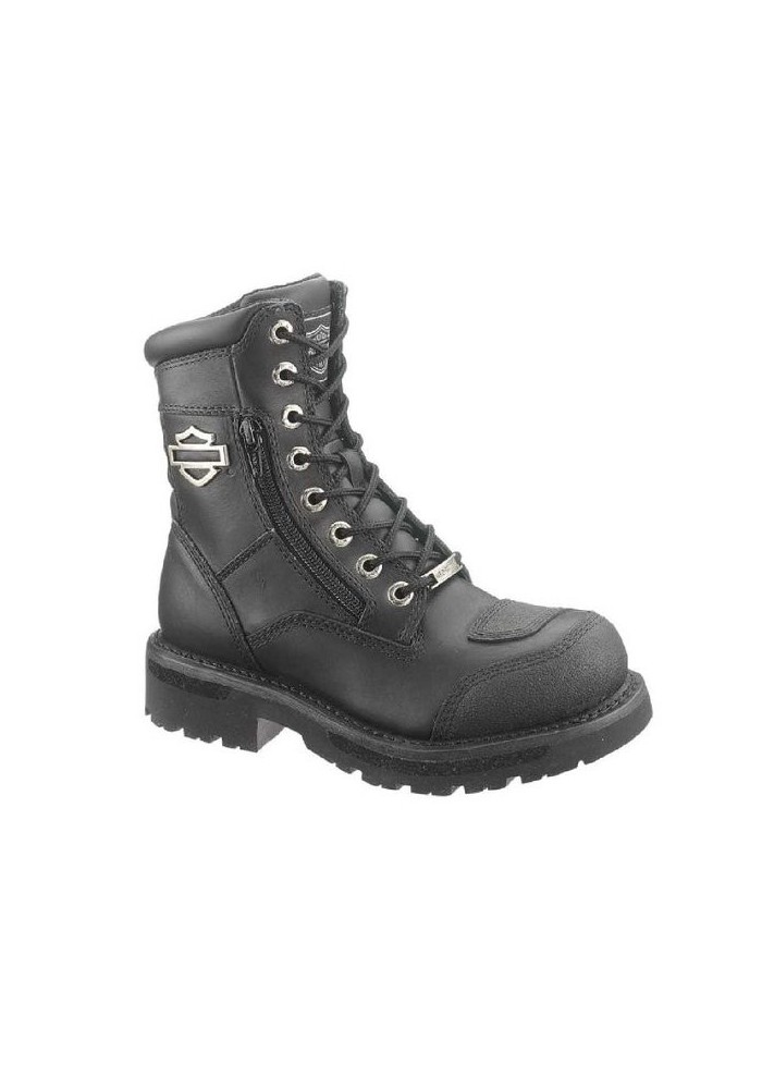 Bottes Harley Davidson Sydney en Cuir Noir (Ref : D87005) Botte Moto Femme