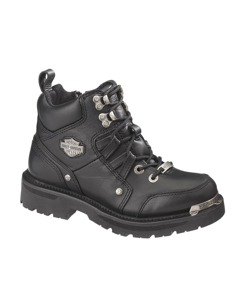 Bottes Harley Davidson Tracey en Cuir Noir (Ref : D84496) Botte Moto Femme