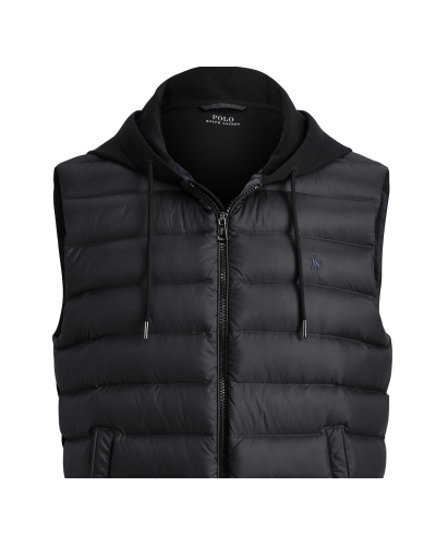 Doudoune ralph Lauren Noir sans manche avec capuche pour homme