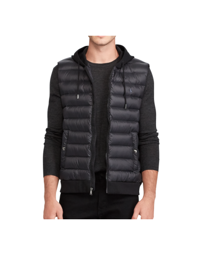 Doudoune ralph Lauren Noir sans manche avec capuche pour homme