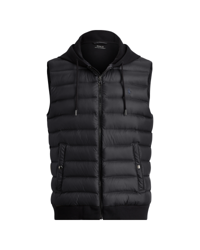 Doudoune ralph Lauren Noir sans manche avec capuche pour homme