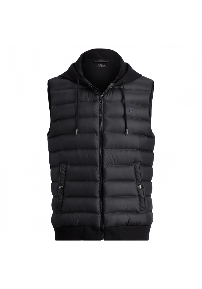 Doudoune ralph Lauren Noir sans manche avec capuche pour homme