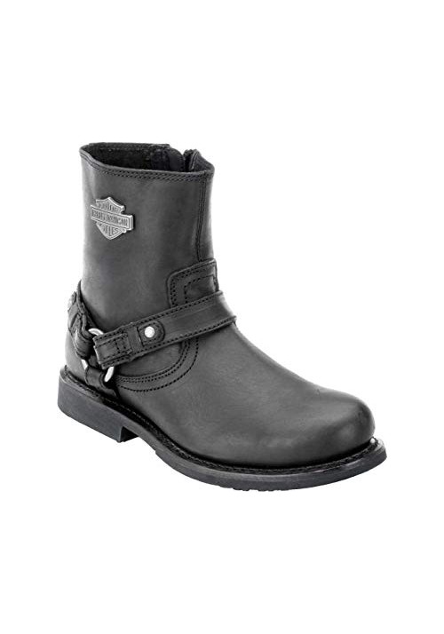 Bottes Harley Davidson Scout / Cuir Noir / Homme