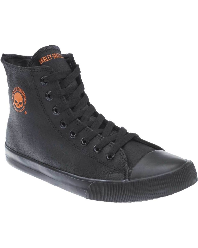 Boots harley davidson Baxter /Orange  en cuir Hi-Cut Sneakers D93343