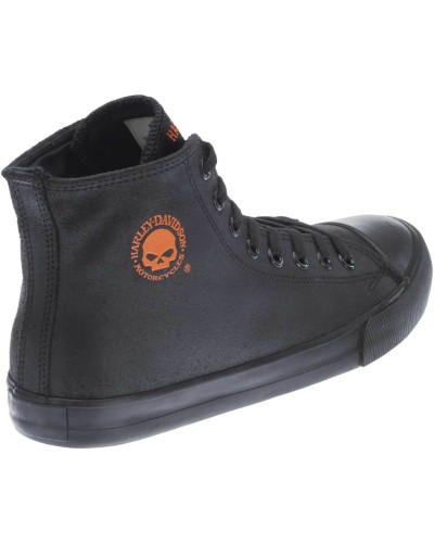 Boots harley davidson Baxter /Orange  en cuir Hi-Cut Sneakers D93343