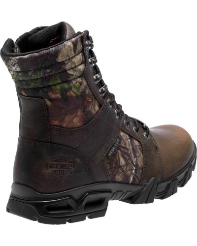 Boots harley davidson Gravier   Camo en cuir Motorcycle D93518