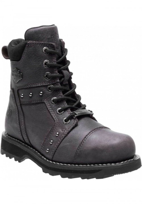 Boots Harley-Davidson  Oakleigh  en cuir pour femmes D84276 D84277