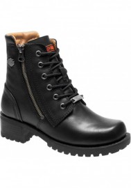 Boots Harley-Davidson Asher noir en cuir pour femmes D84250