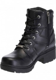 Boots Harley-Davidson Jocelyn noir en cuir pour femmes. D83775