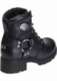 Boots Harley-Davidson Jocelyn noir en cuir pour femmes. D83775