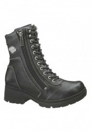Boots Harley-Davidson Tessa Lace-Up Side Zip Motorcycle pour femmes D85262