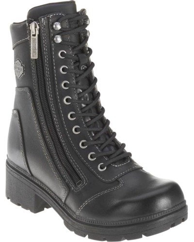 Boots Harley-Davidson  Tessa  Lace-Up Side Zip Motorcycle pour femmes D85262