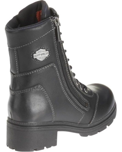 Boots Harley-Davidson  Tessa  Lace-Up Side Zip Motorcycle pour femmes D85262