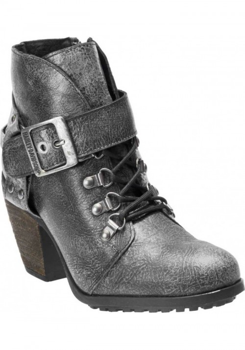 Boots Harley-Davidson  Ashland Classically Styled Grey Casual Booties D84491