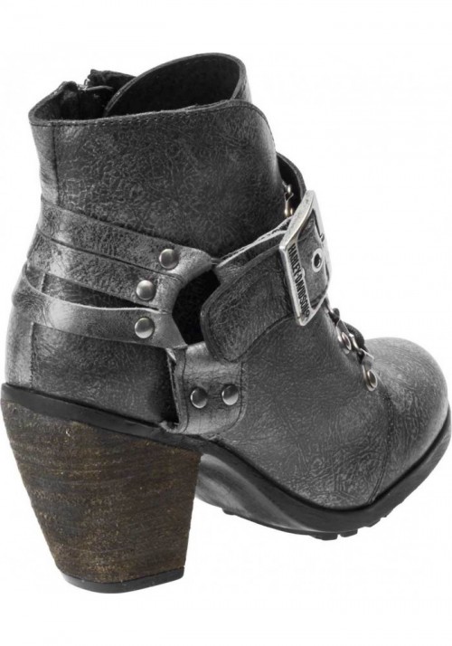 Boots Harley-Davidson  Ashland Classically Styled Grey Casual Booties D84491