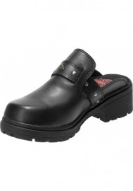 Boots Harley-Davidson Elsie noir Studded Mules Clogs D84405