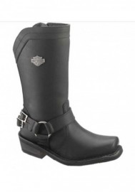 Boots Harley-Davidson  Cybill  noir en cuir pour femmes D87034