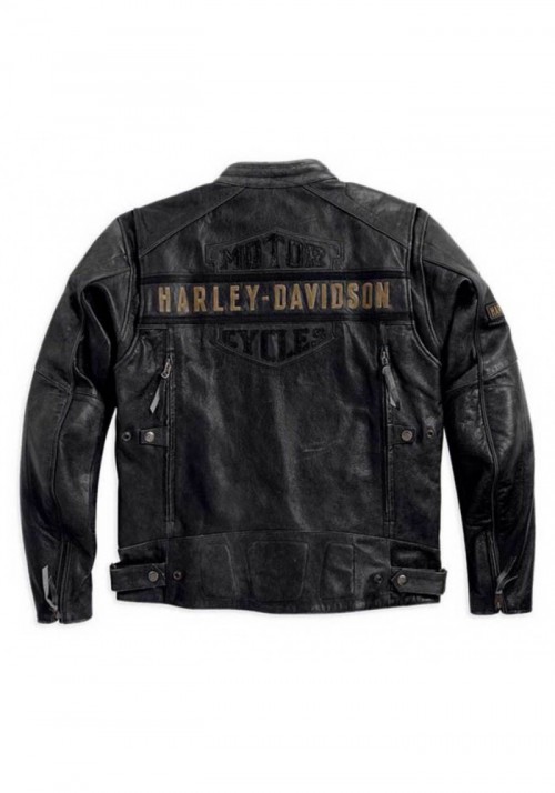 Blouson Harley-Davidson Hommes Passing Link Triple Vent en cuir  98074-14VM
