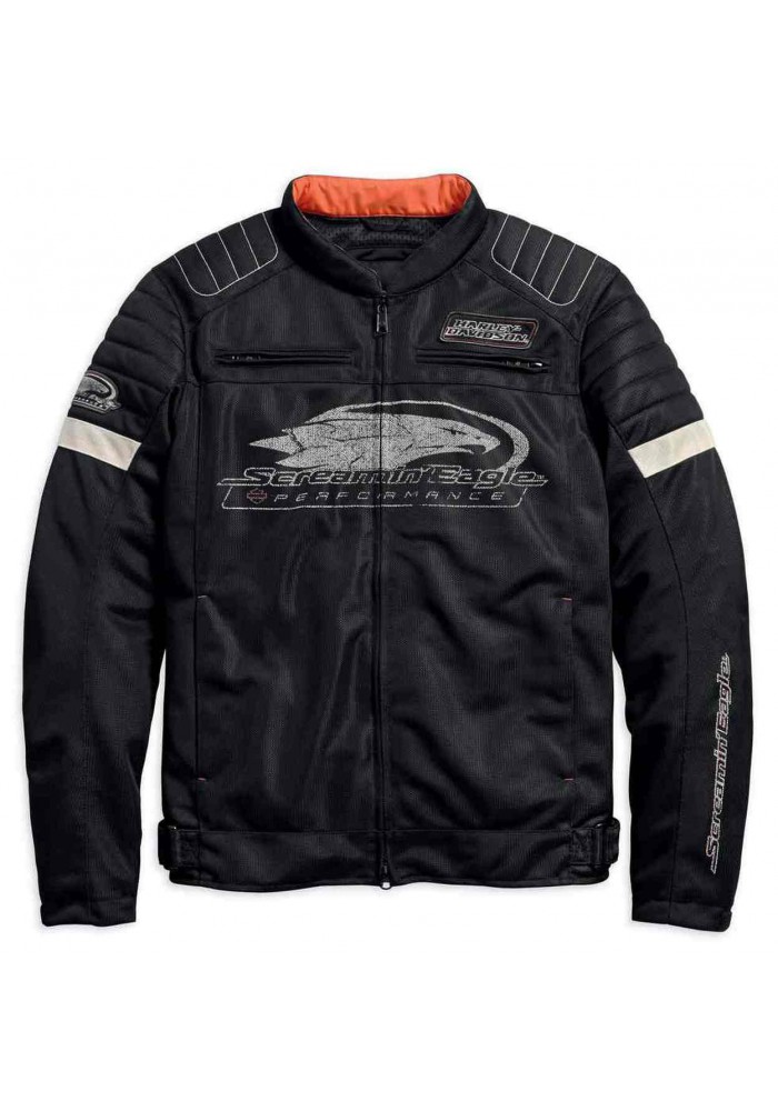Blouson Harley-Davidson Hommes Screamin' Eagle Mesh Riding Noir 98161-18VM