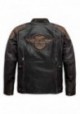 Blouson Harley-Davidson Hommes Triple Vent System Trostel en cuir  98053-19VM