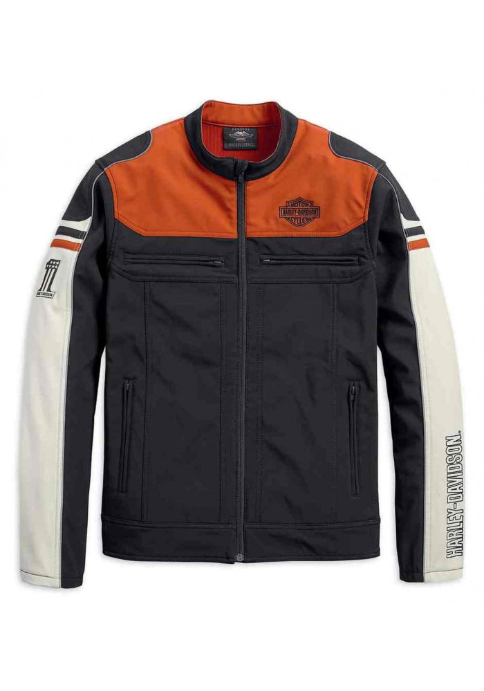 Blouson Harley-Davidson Hommes Colorblocked Soft Shell Casual 98405-19VM