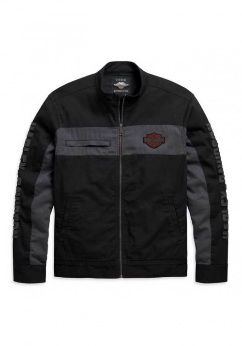 Blouson Harley-Davidson Hommes Copperblock Canvas Casual  - Noir 98406-20VM