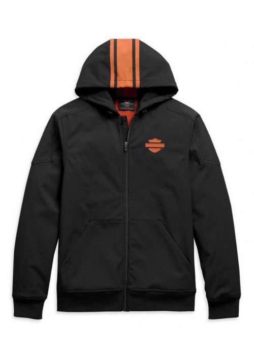 Blouson Harley-Davidson Hommes Vertical Stripe Hooded Stretch Casual  98408-20VM