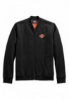 Blouson Harley-Davidson Hommes Vertical Stripe Fleece Casual Noir 98407-20VM