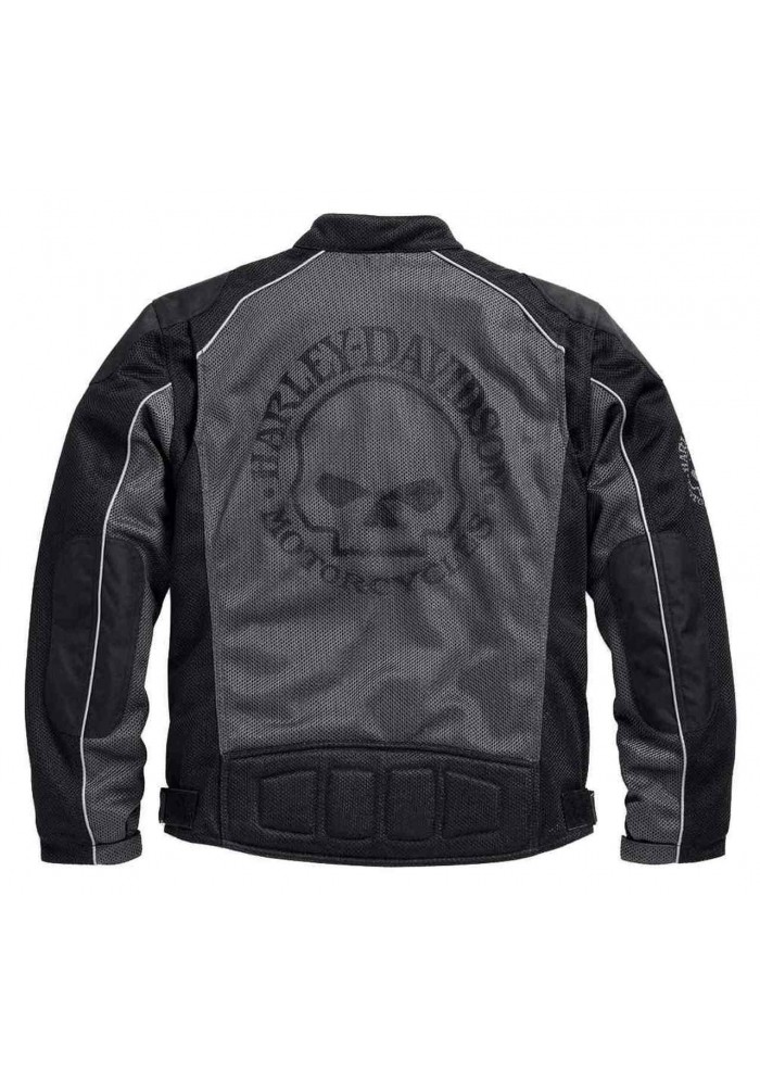 Blouson Harley Davidson Hommes Riding Mesh Willie G. Skull Noir