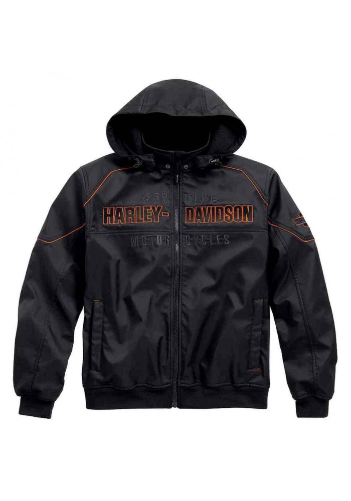 Blouson Harley-Davidson Hommes Idyll Performance Soft Shell Noir. 98555-15VM