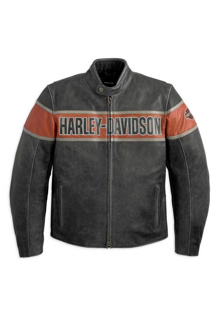 Blouson Harley-Davidson Hommes Victory Lane en cuir 98057-13VM