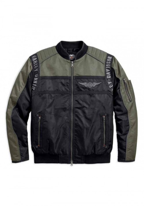 Blouson Harley-Davidson Hommes Mainstreet Colorblocked Nylon Bomber  98583-17VM