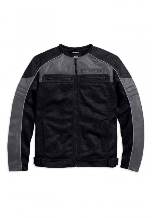 Blouson Harley-Davidson Hommes Toil Collarless Colorblocked Mesh Riding  98185-17VM